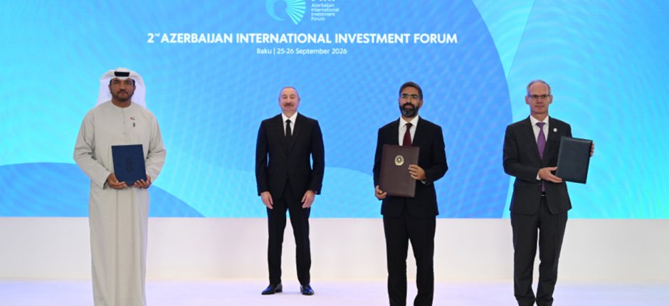 İmzalanmış sənədlər Prezidentin iştirakı ilə mübadilə edildi - FOTOLAR