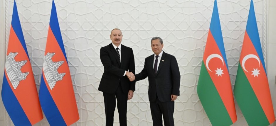 Kamboca Baş nazirinin Bakıda rəsmi qarşılanma mərasimi olub - FOTO