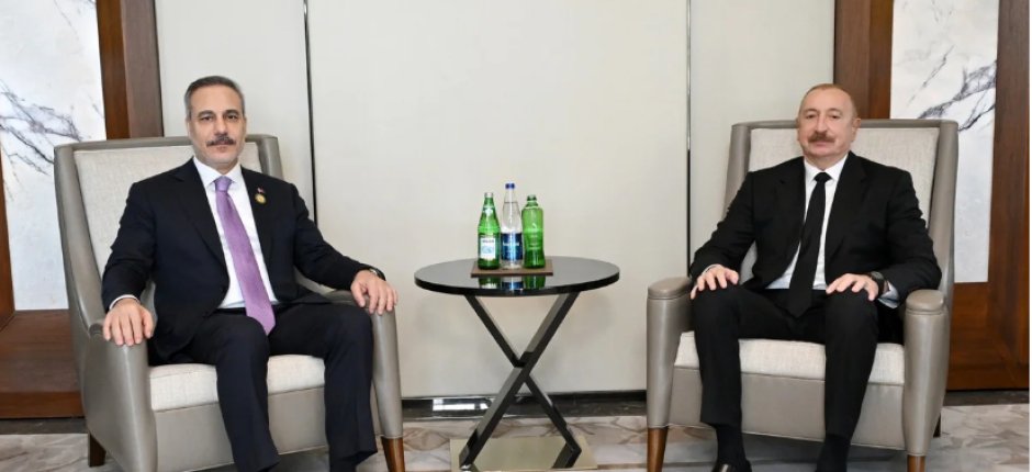 İlham Əliyev Hakan Fidanı qəbul etdi