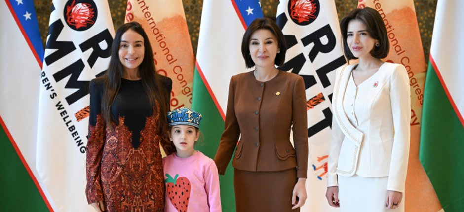 Leyla Əliyeva Səmərqənddə açılış mərasimində - Fotolar