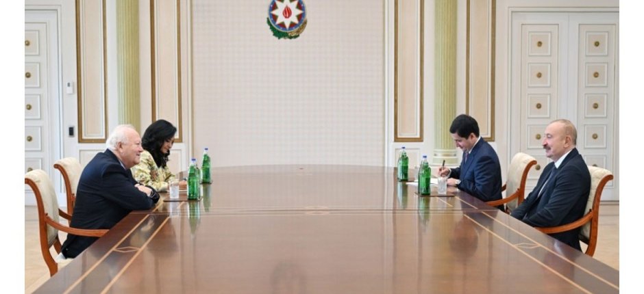 Prezident BMT-nin Sivilizasiyalar Alyansının ali nümayəndəsini qəbul etdi - FOTOLAR