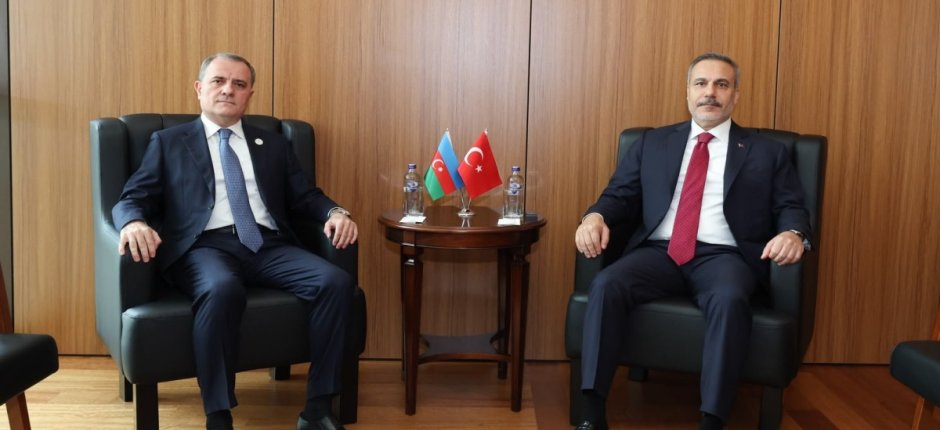 Azərbaycan və Türkiyə XİN rəhbərləri görüşdü - FOTOLAR