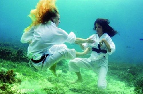 Su altındakı modellər - FOTOSESSİYA