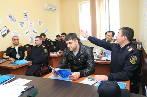 Bakı polisi "Eurovision" dərsləri keçir (FOTOLAR)