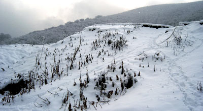 Qar yağdı, işıqlar söndü