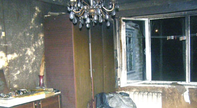 Bakıda yaşayış evi yandı: 1 ölü