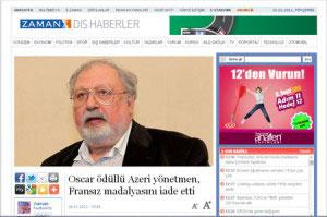 Türkiyə mediası Rüstəm İbrahimbəyovdan yazdı