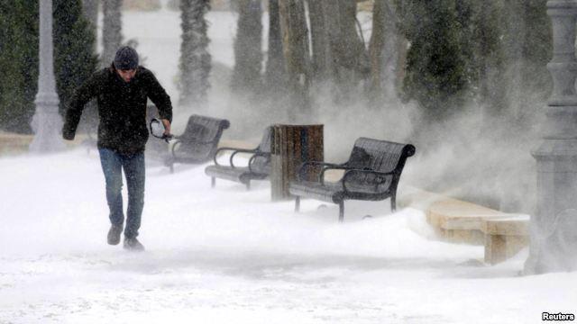 Qar Bakını bu günə qoydu - FOTOSESSİYA