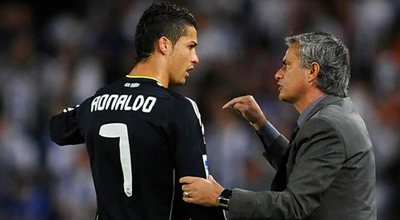 Mourinyo Ronaldo ilə birlikdə 