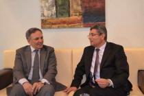 Əflatun Amaşov Türkiyə Səfirliyinin müşaviri ilə görüşdü