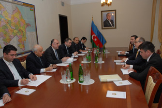 Elmar Məmmədyarov Halil Akıncını qəbul edib