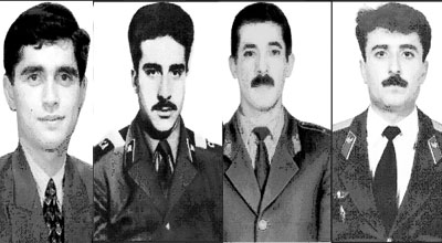 Qəhrəmanlar unudulmur! - İlham Əliyev, Qasım Rzayev, Pərviz Səmədov və Elşad Yəhyayev