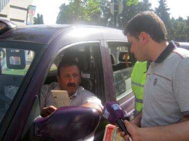 Yol polisləri və taksi sürücüləri “Eurovision-2012”yə hazırlaşır - FOTOLAR
