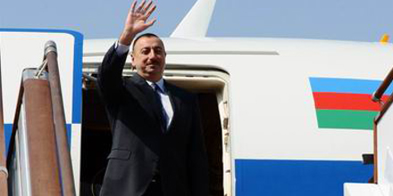 Prezident İlham Əliyev Rusiyaya getdi