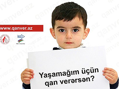"Qan donoru qəhrəmandır"
