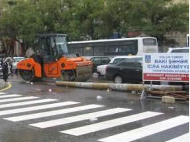 Bakıda kənd yolu - Zabrat yolu