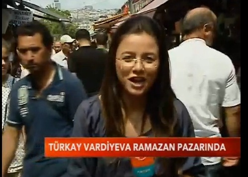 Azərbaycanlı telejurnalist Türkiyə televiziyasında - VİDEO