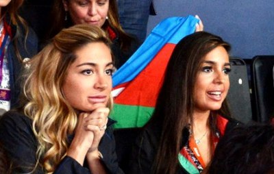 Arzu və Leyla Əliyevaların Olimpiya həyəcanı - FOTO