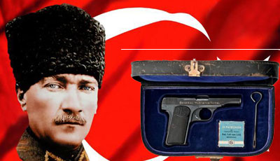Atatürkün silahı 26 000 funt-sterlinqə satıldı - FOTO
