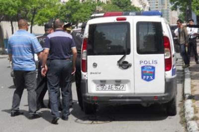 Bakıdakı aksiyada rəis müavini yaralandı