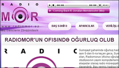 Sumqayıtda radio binası qarət olundu