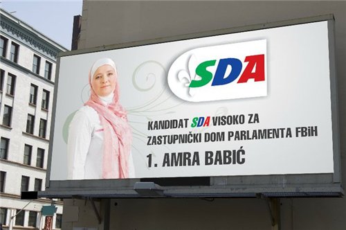 Avropanın ilk hicablı bələdiyyə sədri seçildi - FOTOLAR