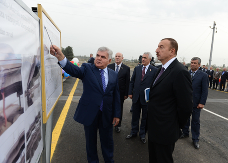 Prezident İlham Əliyev Saatlıda - FOTOLAR