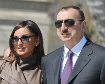 Prezident İlham Əliyev və xanımı 