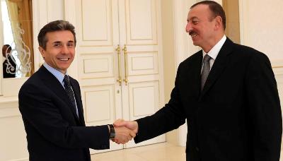 İvanişvili İlham Əliyevlə görüşdə çəkilən ilk fotoları 