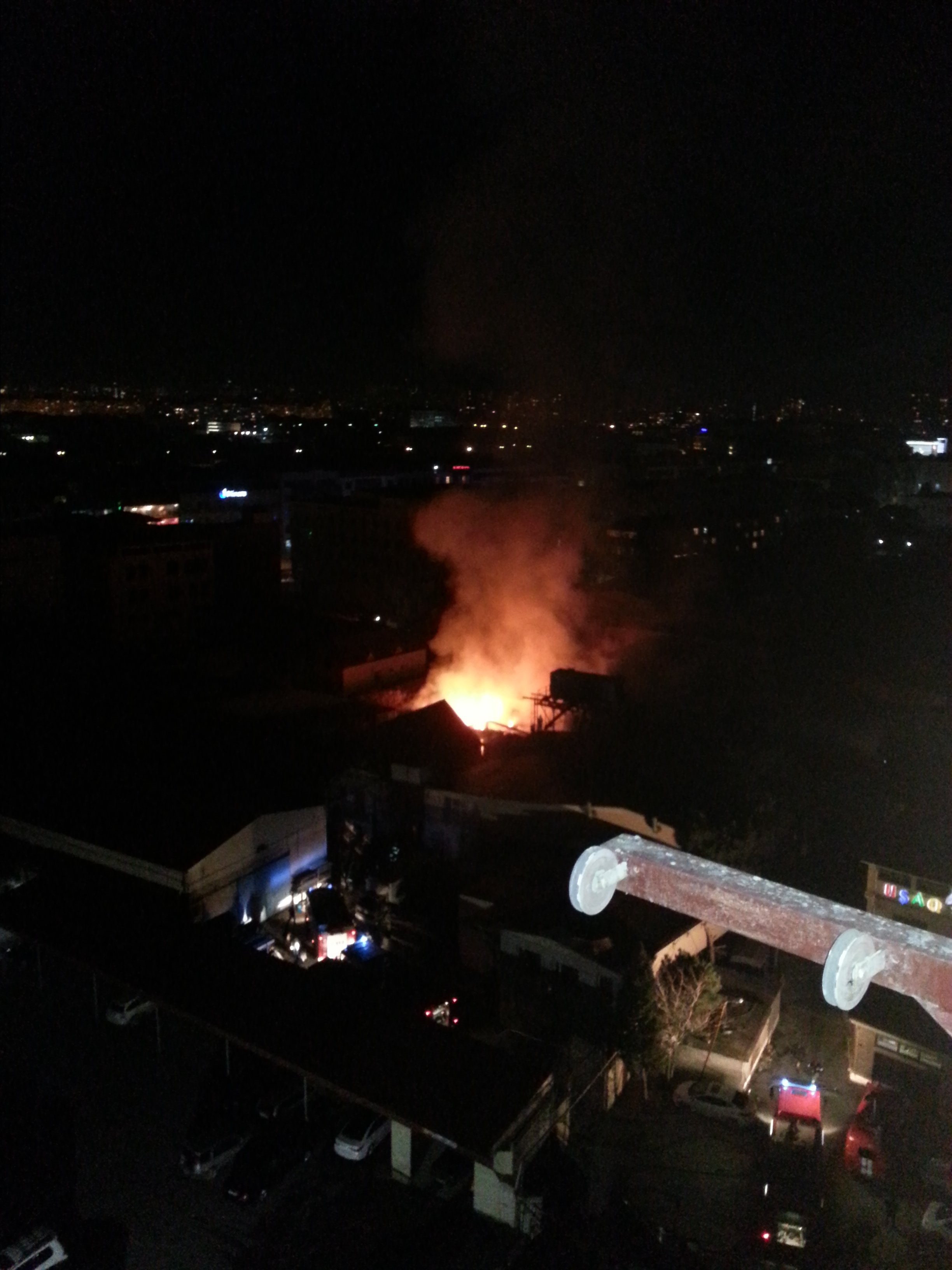 Bakıda dəhşətli yanğın – FOTO