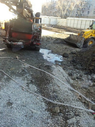Bakının mərkəzində yeni otel tikilir - FOTO
