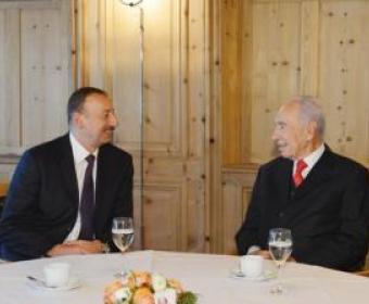İlham Əliyev İsrail prezidenti ilə görüşdü