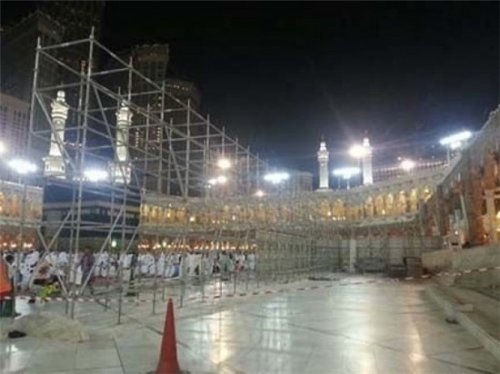 Müqəddəs Kəbədə son vəziyyət - FOTOLAR