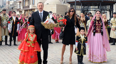 Prezident İlham Əliyev Novruz şənliklərində iştirak etdi