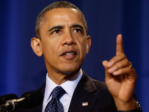 Barak Obama xalqa partlayışlarla bağlı müraciət etdi