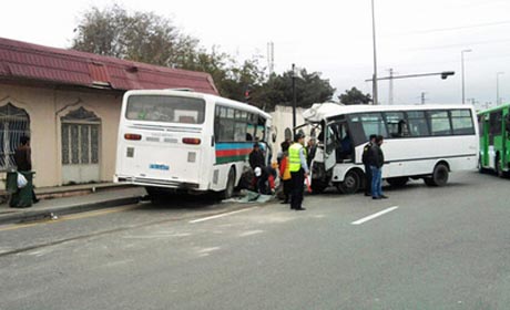 Bakıda avtobus qəzasında xəsarət alanların adları məlum oldu