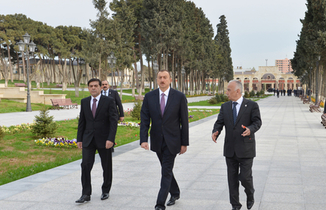 İlham Əliyev Biləcəridə istirahət parkının açılışında iştirak etdi -  FOTOLAR