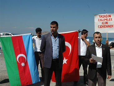 Türkiyədə Ermənistan əleyhinə etiraz aksiyası keçirilib - VİDEO