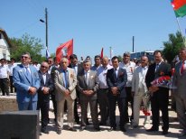 Azərbaycan Atıcı Dviziyasının xatirəsinə ucaldılmış abidə kompleksinin açılış mərasimi olub