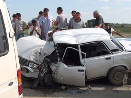 Gədəbəydə yol qəzası baş verib, 6 nəfər yaralanıb