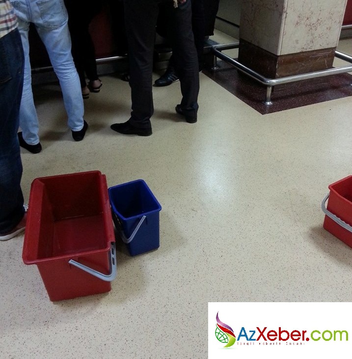Yay yağışı Bakı aeroportunu bu günə qoydu - FOTOLAR