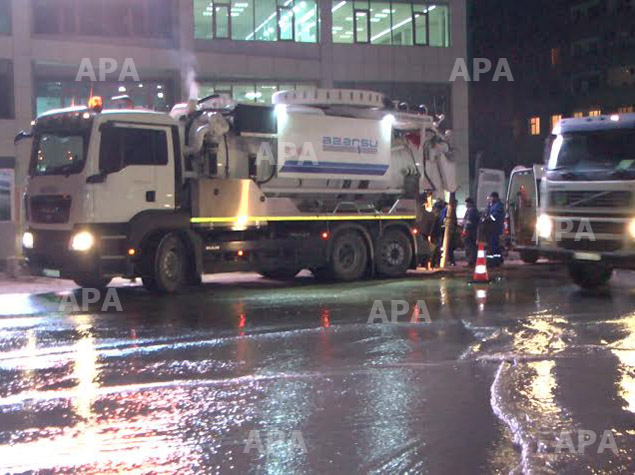 Xətaini su basdı - FOTOLAR 