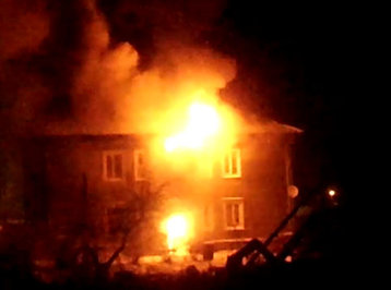 Bakıda məcburi köçkünün evi yanıb