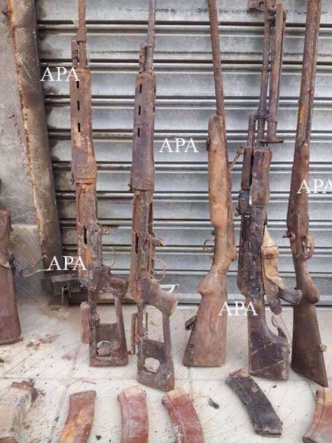 Bakıda külli miqdarda silah-sursat tapılıb – FOTO 