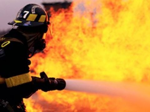 Ağcabədidə yanğın olub