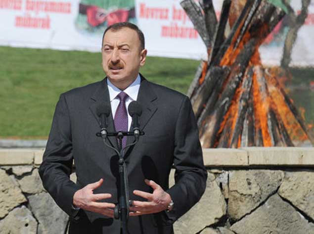 Azərbaycan prezidenti Bakıda keçirilən Novruz şənliyində iştirak edib