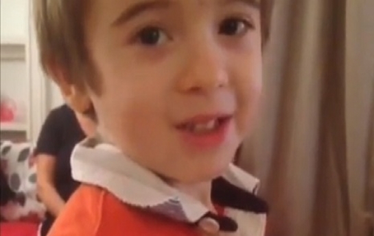 İlham Əliyevin nəvəsi şeir dedi -  VİDEO 