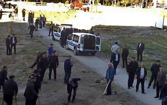 Sumqayıtda qarşıdurma- VIDEO