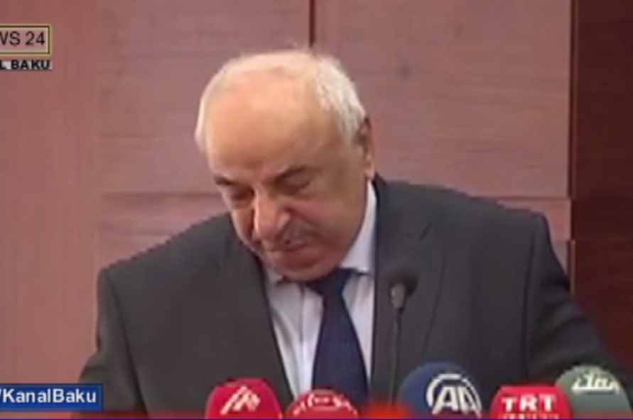 Abid Şərifov Türkiyədə ölən mədənçilərə görə ağladı -  VİDEO 