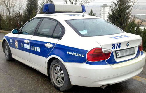 Bakıda yol polisini aldatmaq istəyən sürücünü tutdular
